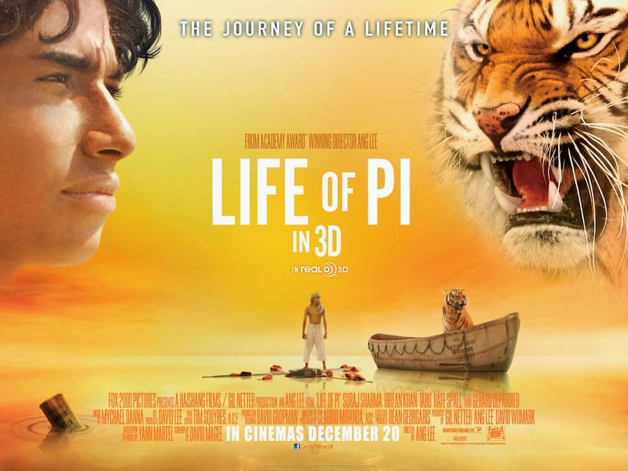 Doğada Hayatta Kalma Mücadelesini Anlatan 30 Film - Pi'nin Yaşamı- Life of Pi