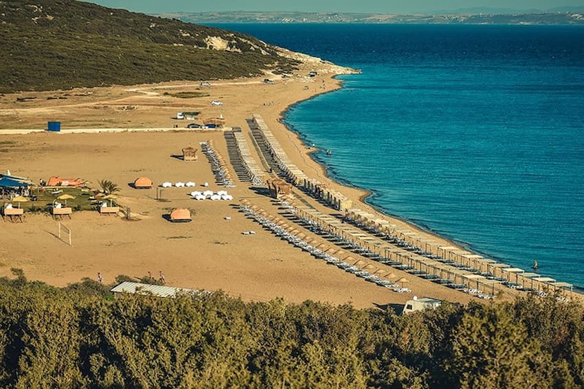 Saros Körfezi Kamp Alanları - Uzunkum Plajı Kamp Alanı