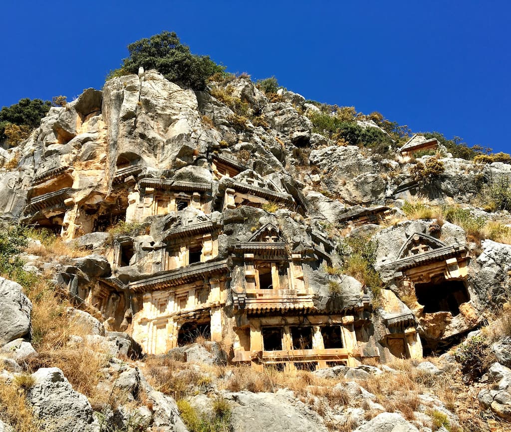 Fethiye - Amynthas Kaya Mezarları 